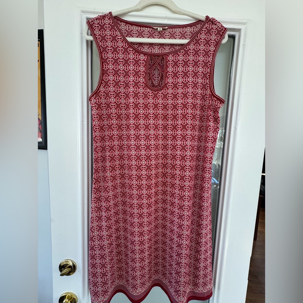 Max Studio Sleeveless Midi Dress with Keyhole Neck